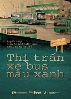 Thị trấn xe bus màu xanh