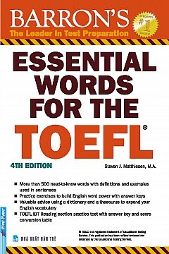 Essential Words for the TOEFL, 4th Edition