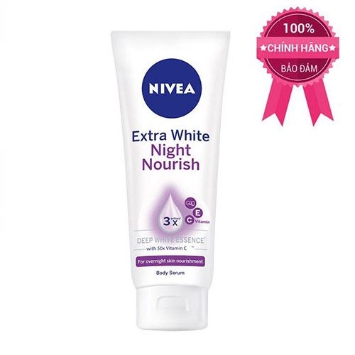 Serum Dưỡng Thể Trắng Da Ban Đêm Nivea 200ml Mỹ Phẩm VINA