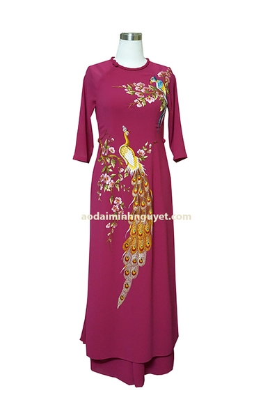 ao-dai-do-theu-chim-phuong-cho-me-co-dau-chu-re