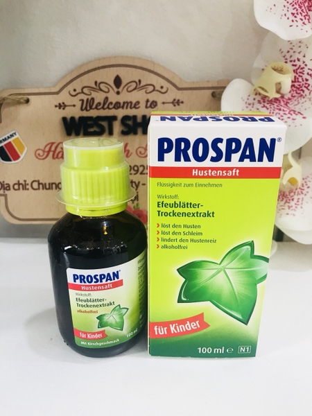 SIRO HO PROSPAN 100ML NẮP XANH – MẪU MỚI 2018