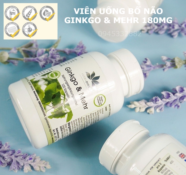 Viên uống bổ não Warnke Ginkgo & Mehr 180mg