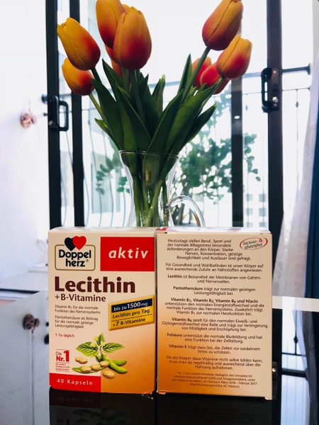 VIÊN UỐNG MẦM ĐẬU NÀNH DOPPELHERZ LECITHIN + VITAMIN B – GIÚP CƠ THỂ KHỎE MẠNH