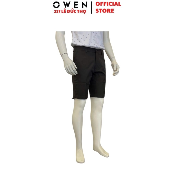 Quần Short Nam Owen SV263022 màu xám đậm dáng J-form chất liệu polyester