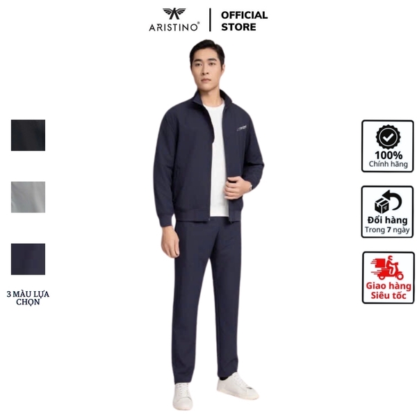 Bộ đồ Gió Thu đông Aristino AJS011BZ Màu: Đen 8, Xám 120, Xanh tím than 150