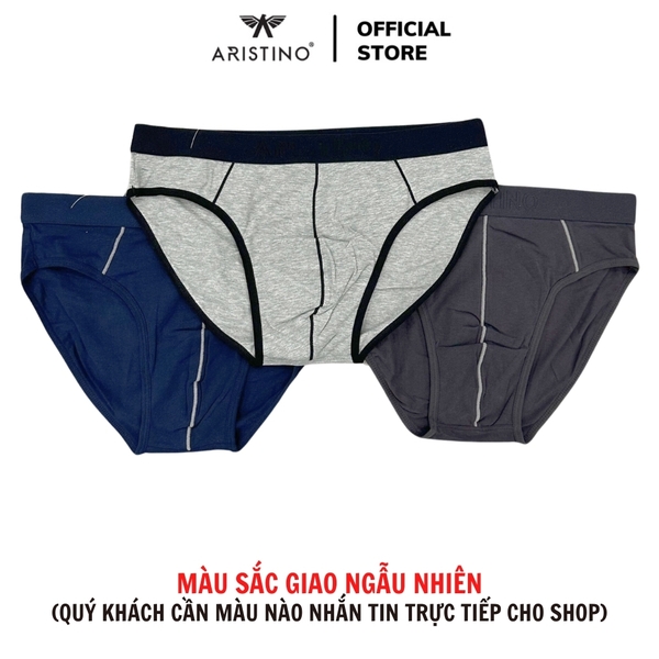 Quần Lót Nam Aristino ABF1606 kiểu sịp tam giác Brief chất liệu cotton mềm mịn