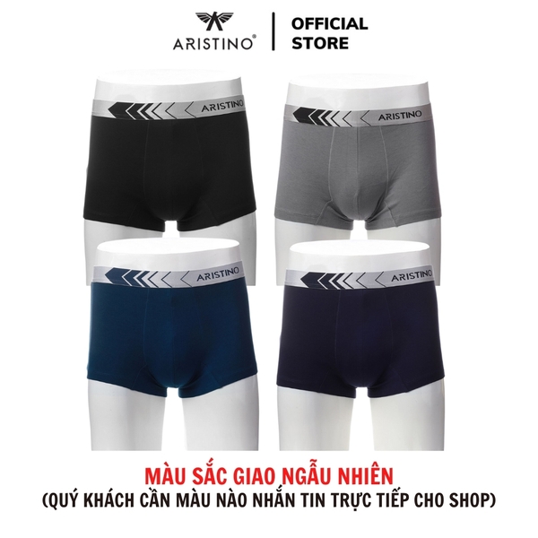 Quần Lót Nam Aristino ABX01807 kiểu sịp boxer chất liệu cotton mềm mịn