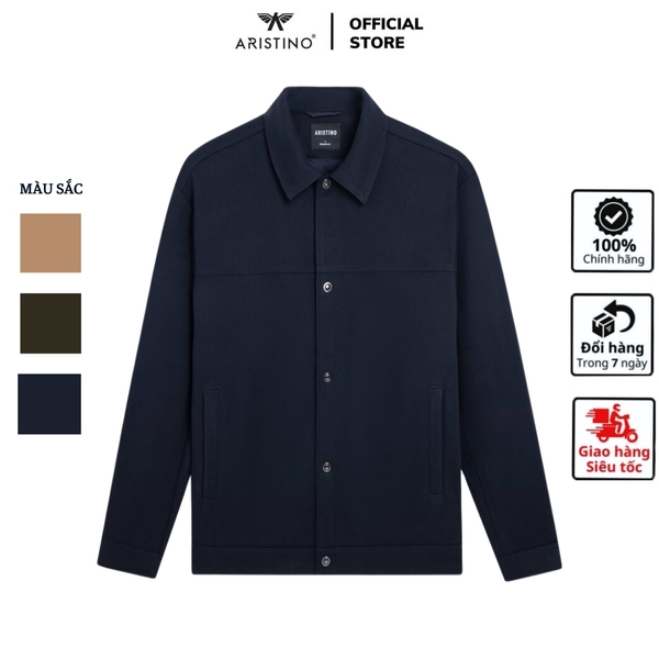 Áo khoác Aristino AJK030BZ Màu: Be 11, Xanh rêu 18, Xanh tím than 149