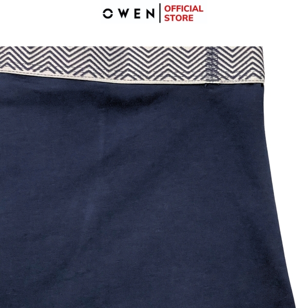 Quần Lót Nam Owen QLB242501 màu xanh tím than  chất liệu cotton spandex