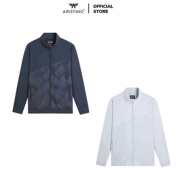 Bộ đồ Gió Thu đông Aristino AJS005BZ Màu Xám 10, Xanh tím than 73
