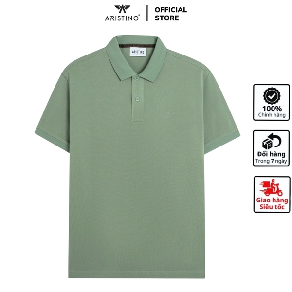 Áo Thun Polo Nam Cổ Bẻ Aristino APS119AS2 Màu: Xanh rêu 54