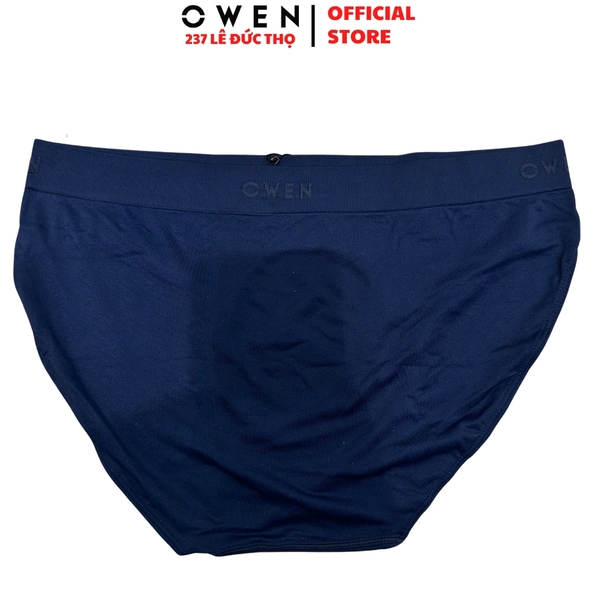 Quần Lót Nam Owen QLR242535 màu xanh tím than dáng sịp tam giác bikini chất liệu polyamide spandex