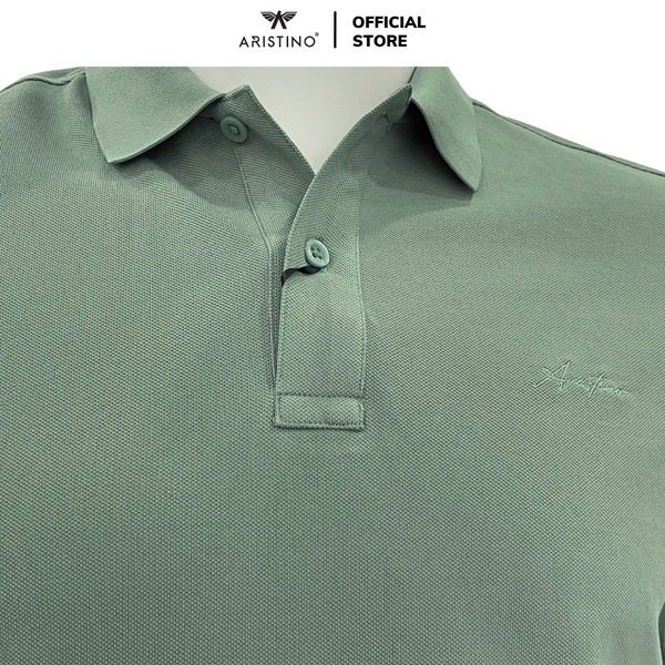 Áo Thun Polo Nam Cổ Bẻ Aristino APS119AS2 Màu: Xanh rêu 54