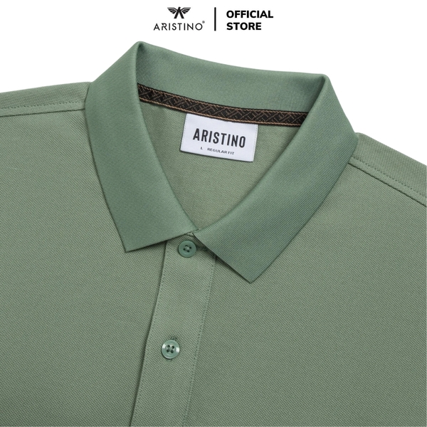 Áo Thun Polo Nam Cổ Bẻ Aristino APS119AS2 Màu: Xanh rêu 54
