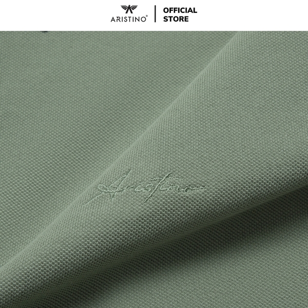 Áo Thun Polo Nam Cổ Bẻ Aristino APS119AS2 Màu: Xanh rêu 54