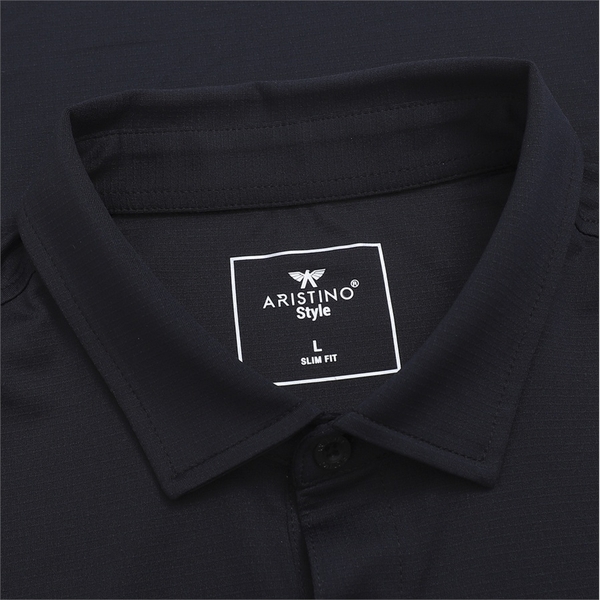 Áo Thun Polo Nam Cổ Bẻ Aristino APS102S2 Màu Đen 9