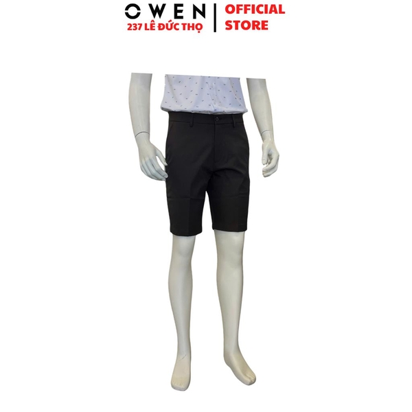 Quần Short Nam Owen SV263022 màu xám đậm dáng J-form chất liệu polyester