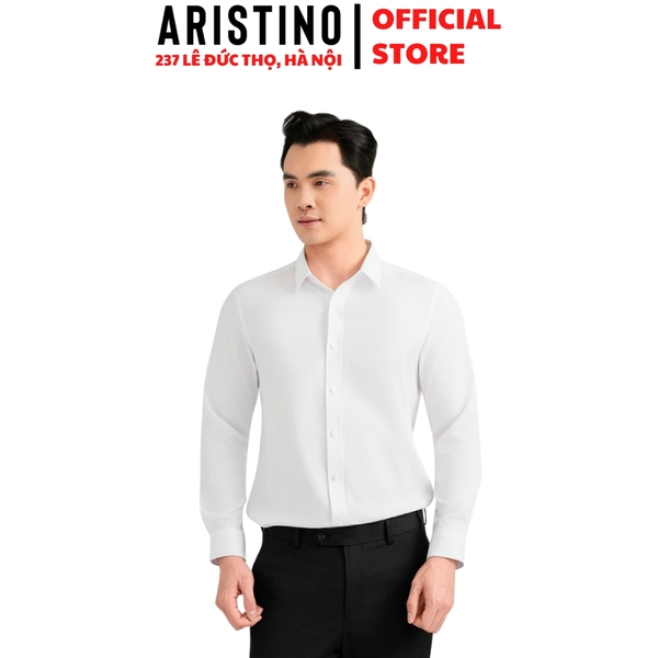 Áo sơ mi trắng dài tay Aristino ALSR01F