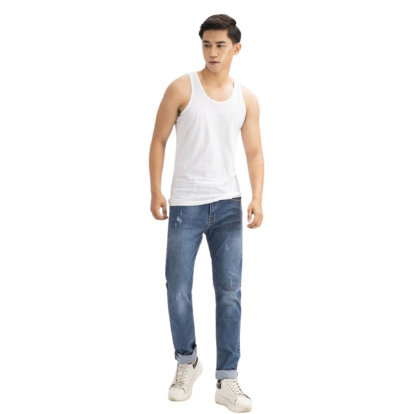 Áo Ba Lỗ Nam Owen LAW232583 (LAW258031) màu trắng Dáng Slim Fit vải cotton