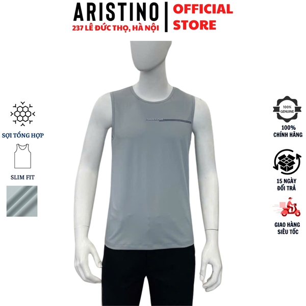 Áo Ba Lỗ Nam Aristino ATL001AS0 Màu: Xám 12