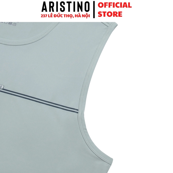 Áo Ba Lỗ Nam Aristino ATL001AS0 Màu: Xám 12