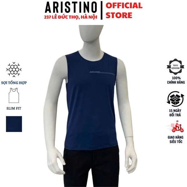 Áo Ba Lỗ Nam Aristino ATL002AS0 Màu: Xanh tím than 22