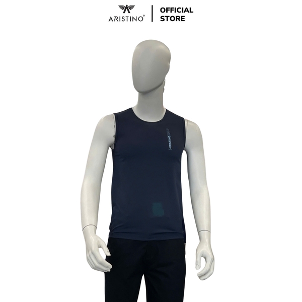 Áo Ba Lỗ Nam Aristino ATL008AS0 Màu: Xanh tím than 5