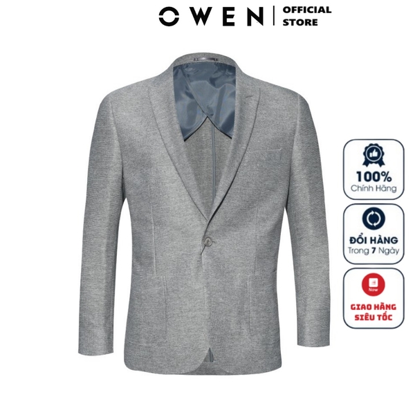 Áo Khoác Blazer Nam Owen DM67325 Vest Demi Công Sở màu tím vải polyester  Cao Cấp Mỏng Nhẹ Thoáng Dáng Suông | Lazada.vn