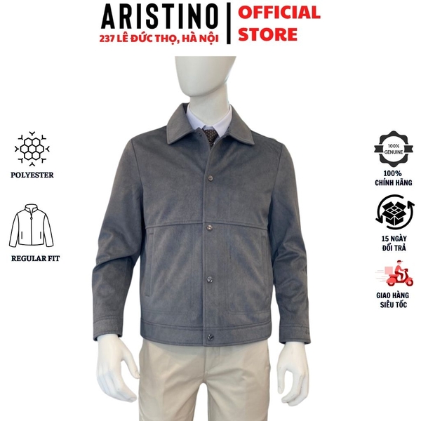 Áo Khoác Nam Aristino AJK008BH0 – Màu Be & Xám