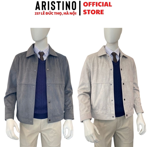 Áo Khoác Nam Aristino AJK008BH0 – Màu Be & Xám