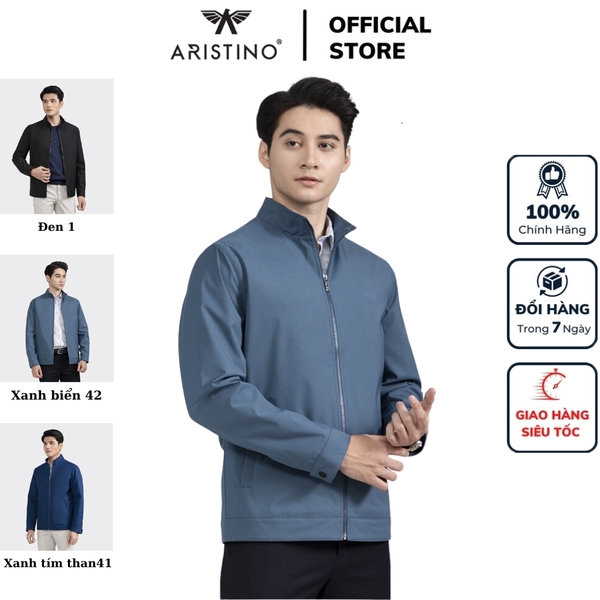 Áo khoác Aristino AJK006W2 Màu Xanh tím than 41, Xanh biển 42, Đen 1