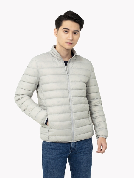 Áo Khoác Gió Nam Lông Vũ Aristino AJK018W1 Màu Xám 218