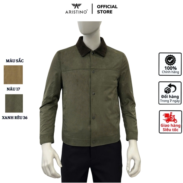 Áo khoác Aristino AJK025BS0 Màu: Nâu 17, Xanh rêu 36
