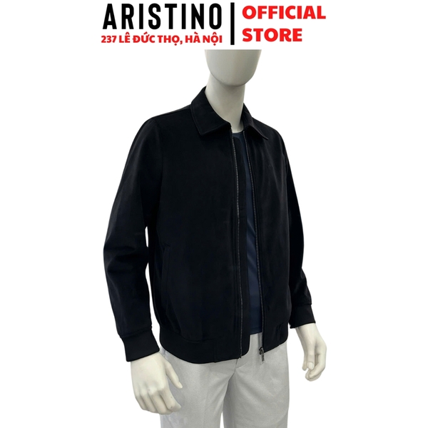 Áo khoác Aristino AJK033BS0 Áo khoác 2 lớp Màu: Đen 1, Nâu 150, Xám 47, Xanh tím than 41