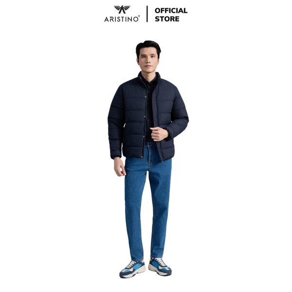 Áo khoác Aristino AJK047BZ Màu: Xám 306 kẻ, Xanh tím than 49 kẻ