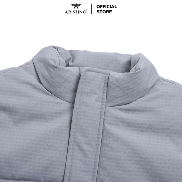 Áo khoác Aristino AJK047BZ Màu: Xám 306 kẻ, Xanh tím than 49 kẻ