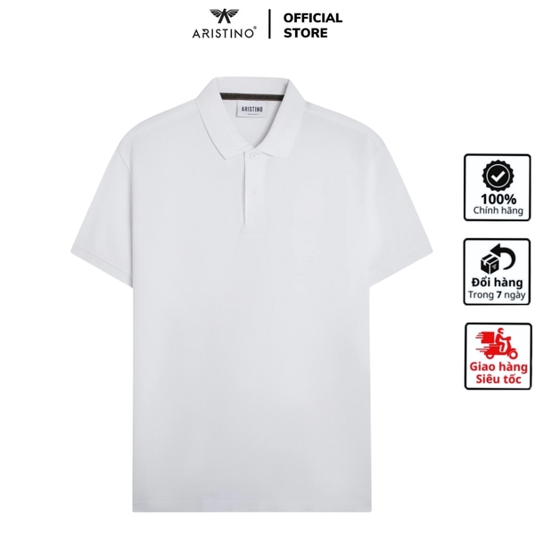 Áo Thun Polo Nam Cổ Bẻ Aristino APS011AS1 Màu: Trắng 6