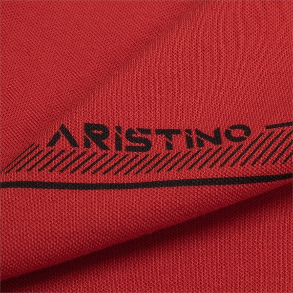 Áo Thun Polo Nam Cổ Bẻ Aristino APS048S3 màu Đỏ 20 in, Xanh tím than 35