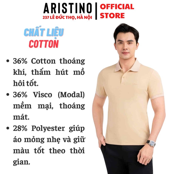 Áo Thun Polo Nam Cổ Bẻ Aristino APSR01F