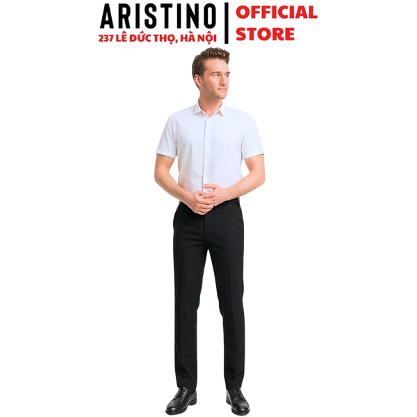 Áo sơ mi trắng ngắn tay Aristino ASSR03F