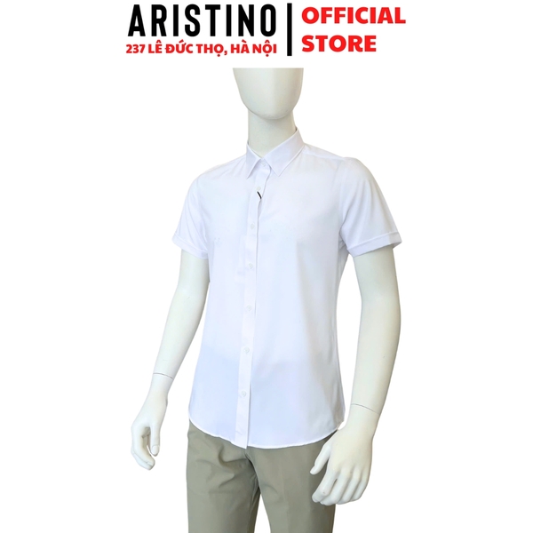 Áo sơ mi trắng ngắn tay Aristino ASSR03F