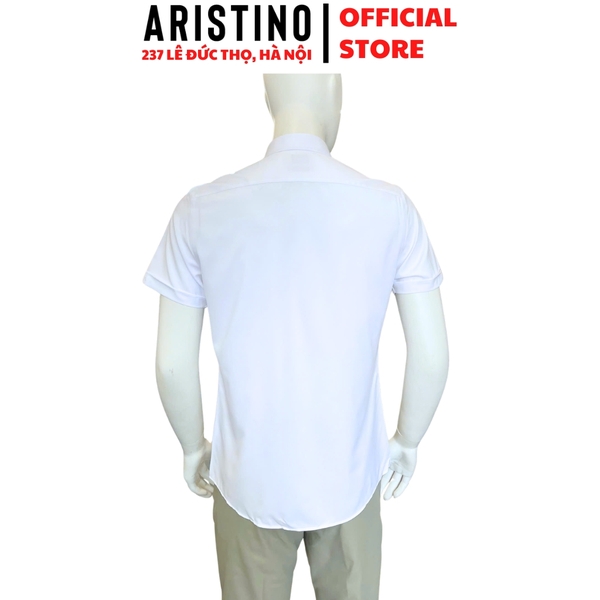 Áo sơ mi trắng ngắn tay Aristino ASSR03F