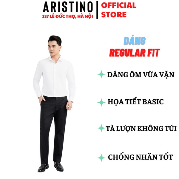Áo Sơ Mi Trắng Nam Aristino Business 1LSR16S Slim Fit