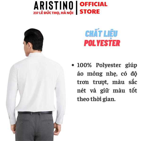 Áo Sơ Mi Trắng Nam Aristino Business 1LSR26S Regular Fit