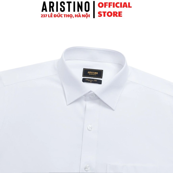 Áo Sơ Mi Trắng Nam Aristino Business 1LSR23S Regular Fit Không Túi