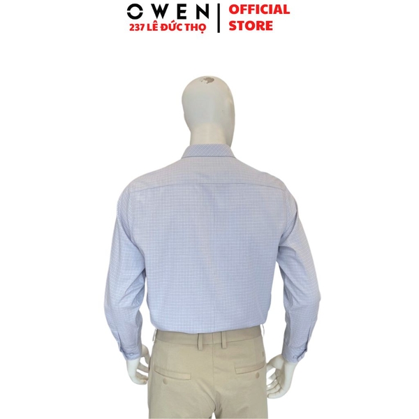 Áo Sơ Mi Nam Tay Dài Owen AF260644DT Xám Plus Size Bamboo