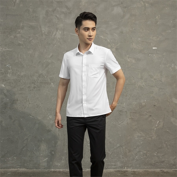 Áo Sơ mi trắng ngắn tay Aristino ASS005AS1 (ASSR16)