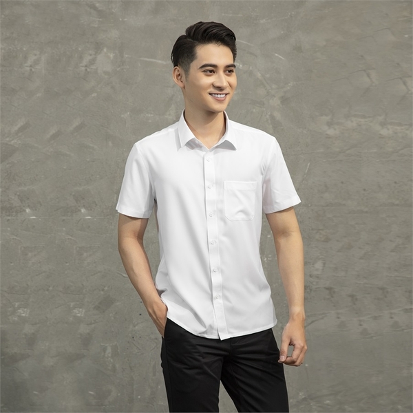 Áo Sơ mi trắng ngắn tay Aristino ASS005AS1 (ASSR16)