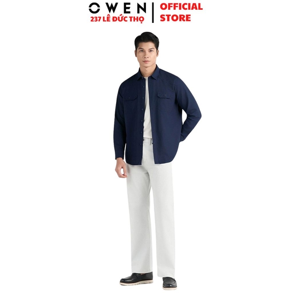 Áo sơ mi nam dài tay Owen AJ255032DT