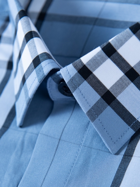 Áo Sơ Mi Nam Tay Dài Owen AR220053DT Màu Kẻ Caro Lớn Xanh Xám Đen Trắng Dáng Regular Fit Tà Lượn Có Túi Chất Vải Sợi Tre